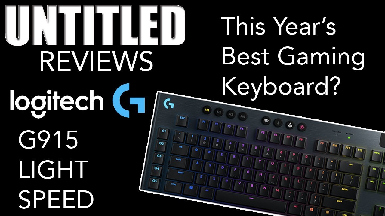 Logitech G915 LIGHTSPEED Wireless Keyboard UNBOXING 