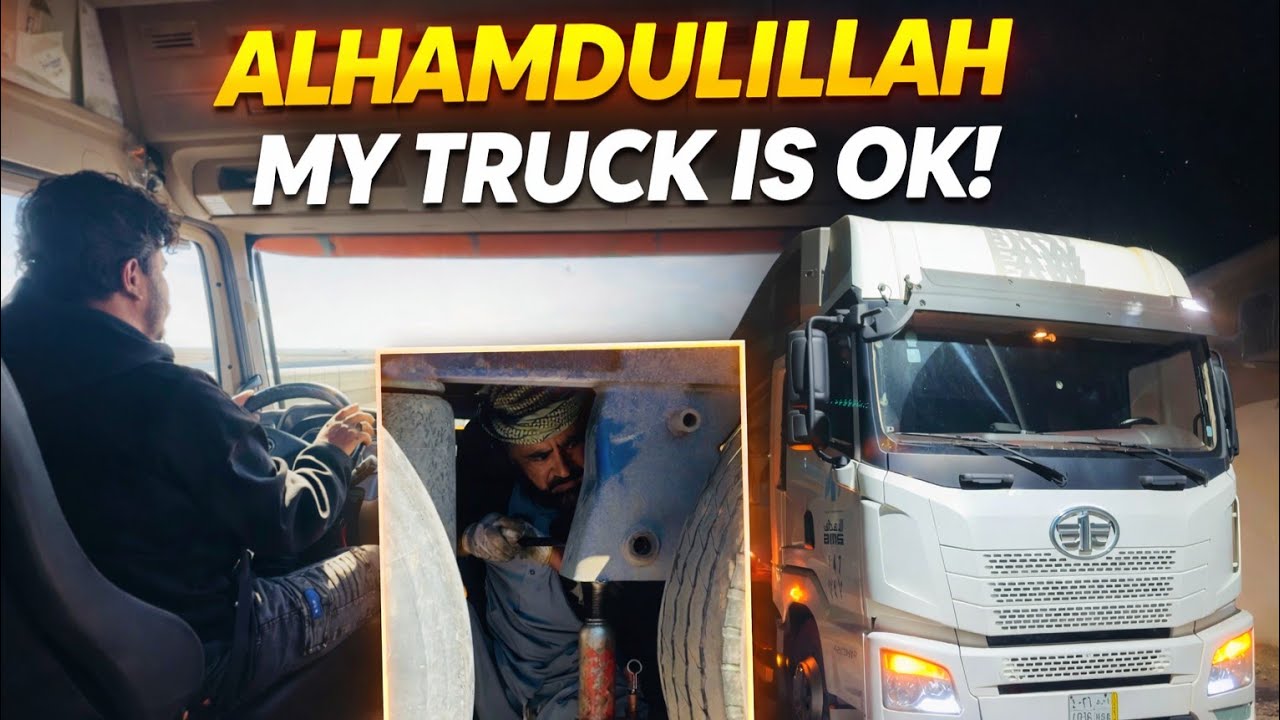 Truck Breakdown on Highway | Al Qassim to Madinah Travel Vlog
