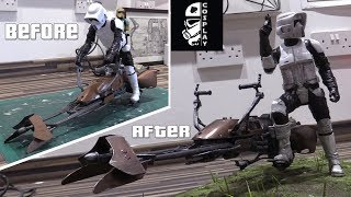 Scout Trooper Action Figure Custom Modification