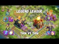 Push Trophy TH14 vs TH16 Max in Legend League (Day 1)