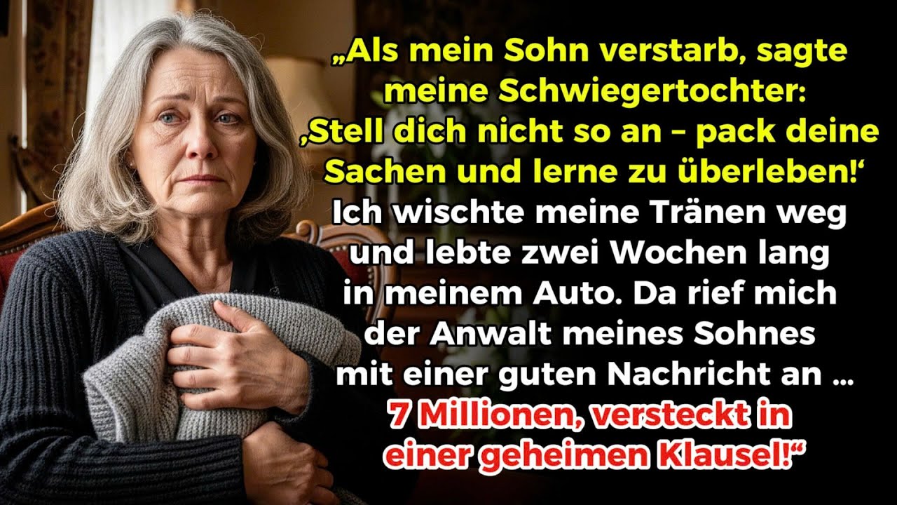 „Als mein Sohn starb, sagte meine Schwiegertochter: ‚Pack deine Sachen und sei nicht dramatisch!‘“