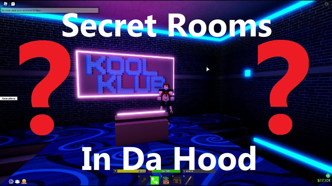 TOP 3 SECRET ROOMS IN DA HOOD YouTube