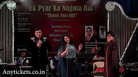 Chand Chupa Badal Mein with Live Orchestra