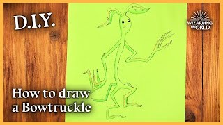 Draw a Bowtruckle | Make It Magic