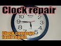 Quartz wall clock repair. Every clock have this fault. Battery consumption defect repair.