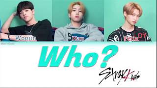 STRAY KIDS (스트레이키즈) WHO? [Color Coded Han|Rom|Eng|가사]