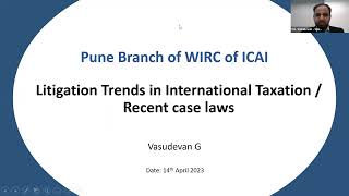 Information 10 Days International Tax Refresher Course - Day 10 - 14th April, 2023 Guide