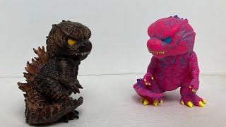 Godzilla vs Kong Black Light Godzilla & Burning Godzilla unboxing/review