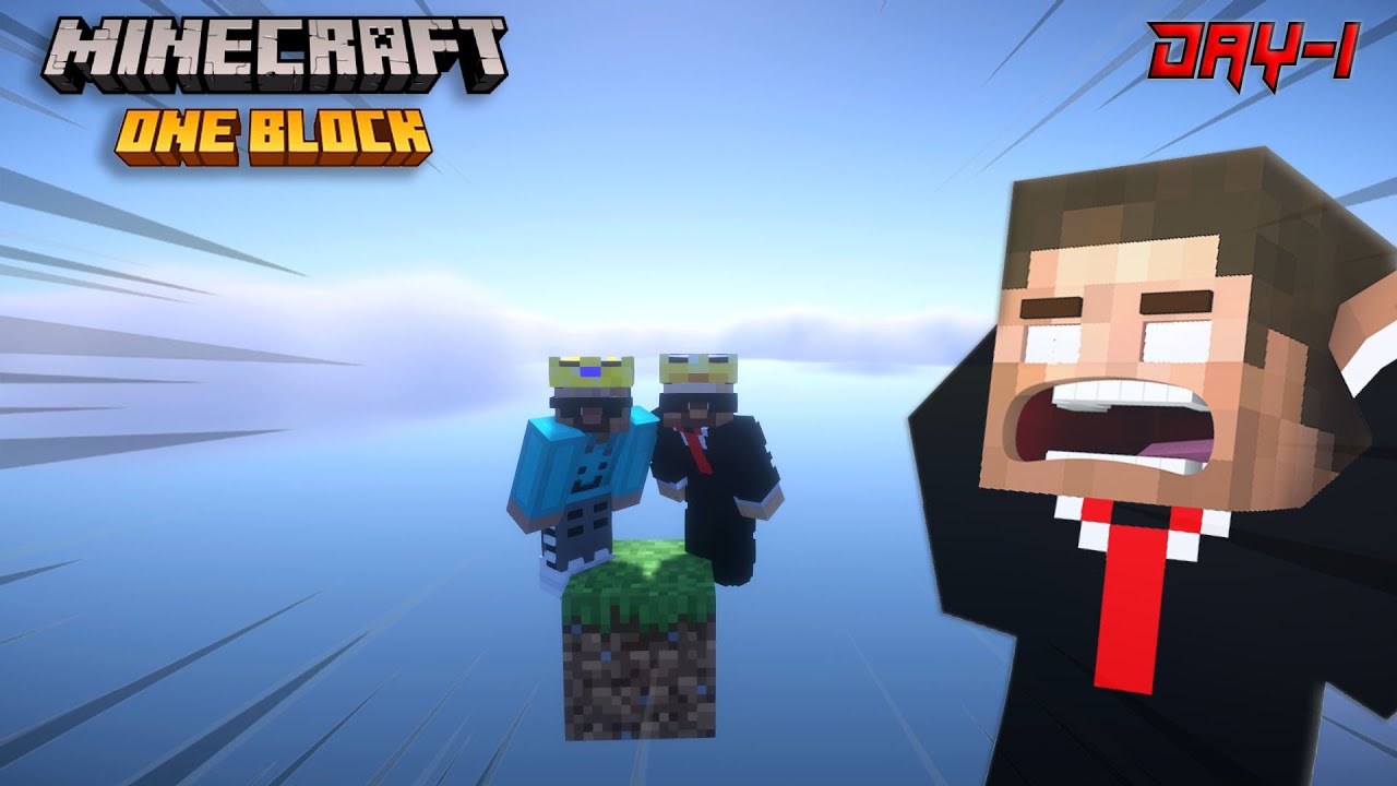 First Day In Minecraft Oneblock With DHARMIK 😍 | GONE WRONG !!! - YouTube