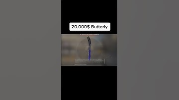 20.000$ BUTTERFLY KNIFE!!! | CS:GO Case Opening Highlight #shorts