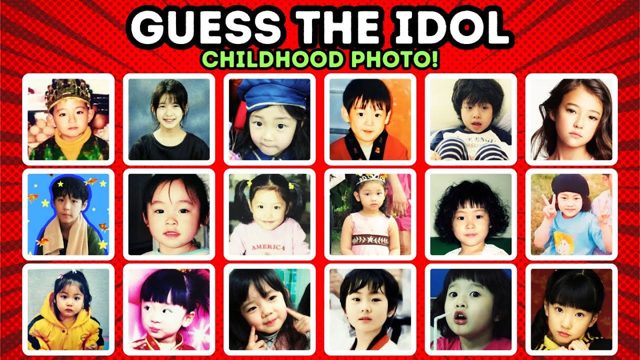GUESS THE KPOP IDOL BY CHILDHOOD PHOTO! 👶✨| KPOP GAME 2025