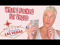 WHAT I TOOK WITH ME TO VEGAS | Makeup, Skincare, & Clothes | I Cut My Hair Off