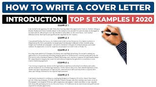 How To Write a Cover Letter Introduction? | Top 5 Examples screenshot 2