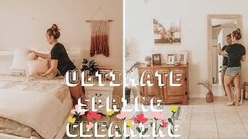 ULTIMATE SPRING CLEAN WITH ME 2019|DECLUTTER AND ORGANIZATION