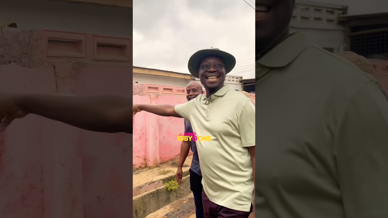 Hon. Afo Forson joyfully pointed out writings on the wall during the cleanup exercise