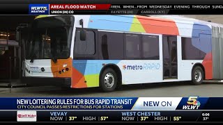 Cincinnati city council passes new loitering rules at bus rapid transit stations