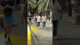 Desi Indian Men On Beach Rd Pattaya Thailand Walking