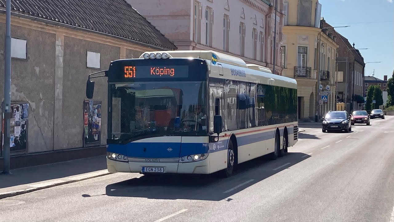 Bus ride linje 551 från Köping, Jvstn till Arboga Resecentrum