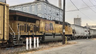Packages Fall Out Of Train, Union Pacific Train With DPU & Train Station Update!  Hamilton Trains!