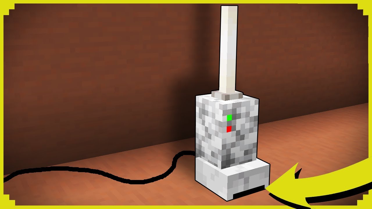 fazer um ASPIRADOR DE PÓ FÁCIL no MINECRAFT YouTube