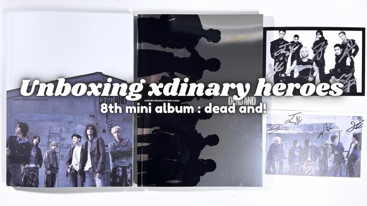 Unboxing xdinary heroes 8th mini album [ dead and ] #10 - YouTube