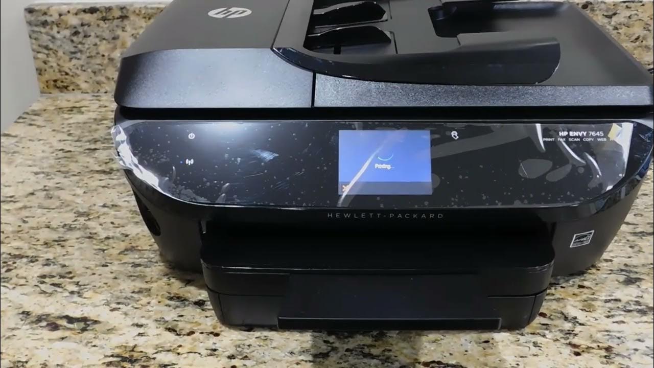 Printing Demo HP Envy 7645 YouTube