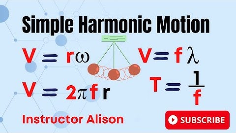 How To Solve Simple Harmonic Motion Problems In Physics