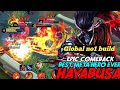 Top Global No.1 Build Hayabusa Gameplay #Mobilelegend #MLBB #Top player build...
