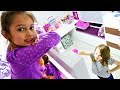 Lustiges Kindervideo auf Deutsch. Selin will nicht ins Bett. Spielspaß mit Puppen