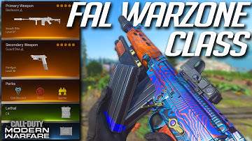 INSANE FAL CLASS SETUP FOR WARZONE - MODERN WARFARE BEST CLASS SETUP