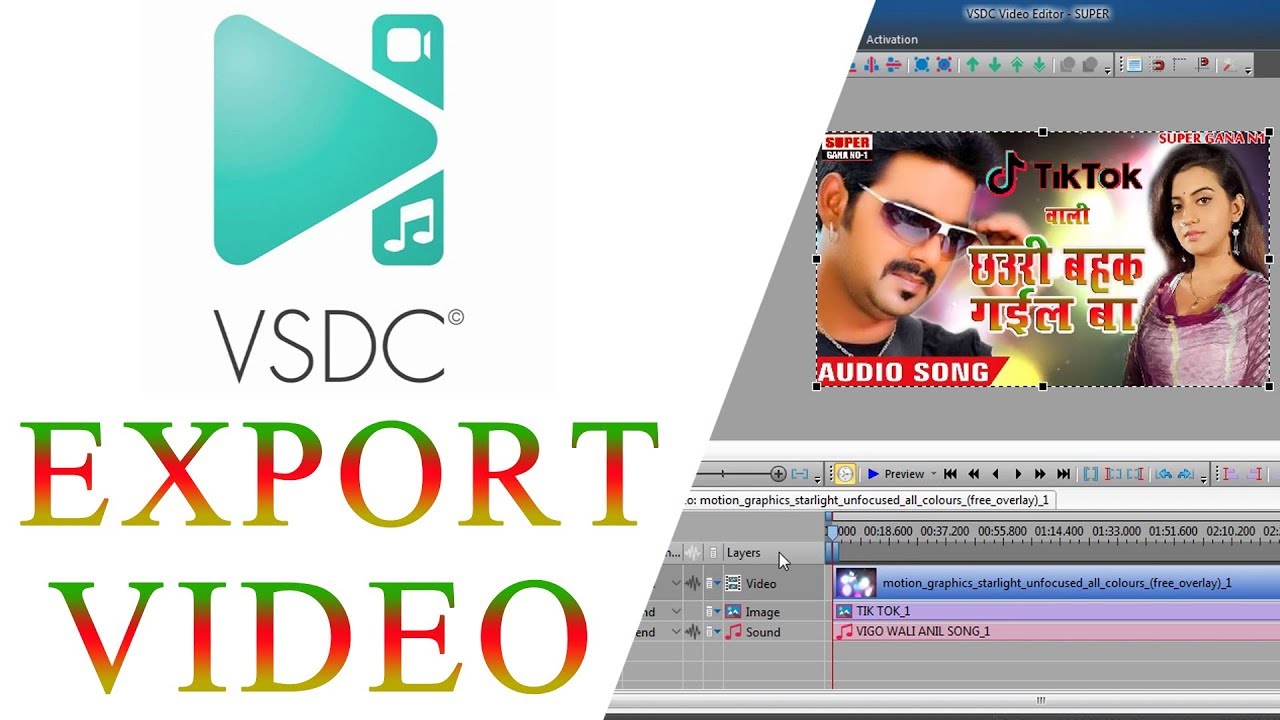HOW TO VSDC VIDEO EDITOR EXPORT Super Tech Raushan VSDC EDITOR
