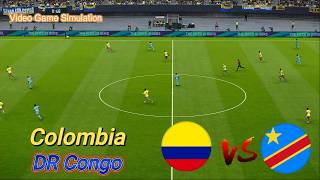 Colombia vs DR Congo  eFootball PES 2021 Simulation