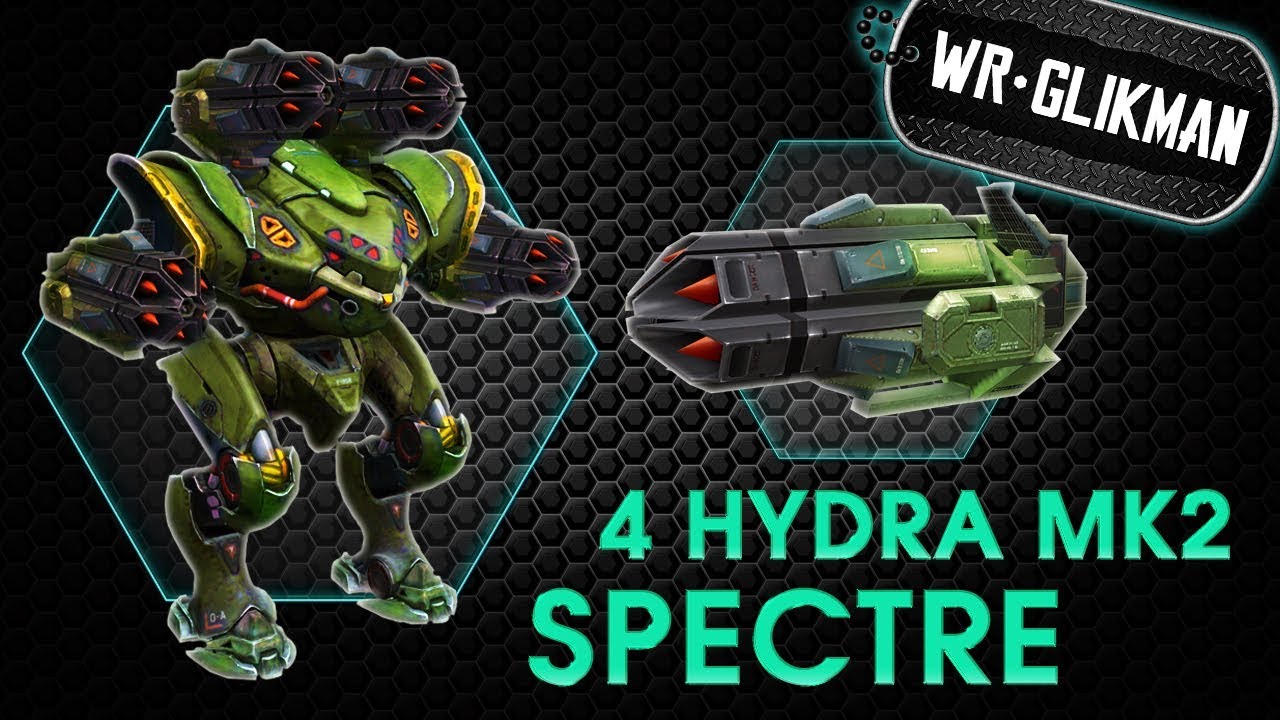 War Robots. Spectre 4 Hydra MK2. Кассетный залп. Убийца Спектров! - YouTube