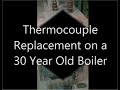 Simple step by step thermocouple replacement on a gas boiler