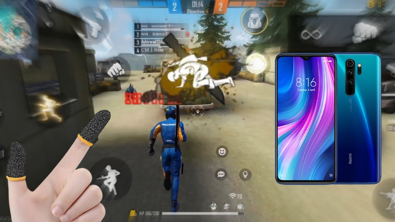 finger sleeve unboxing।।first gameplay on redmi note 8 pro - YouTube