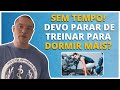 DEVO PARAR DE TREINAR SE DURMO POUCO? | Muzy Explica