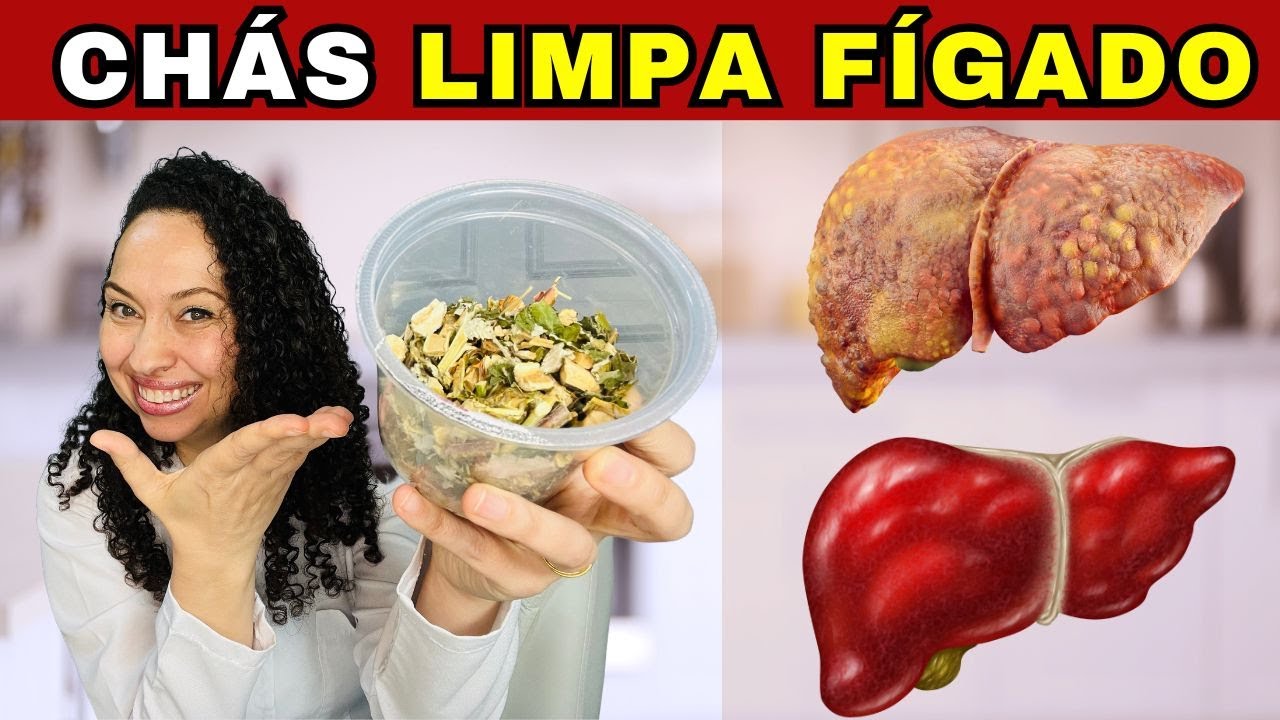 8 CHÁS para LIMPAR o FÍGADO e RECEITA de ÁGUA DETOX para REMOVER ...