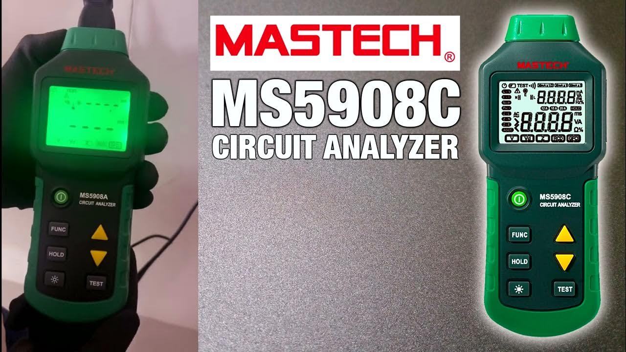 Analisador de Circuitos Mastech MS5908C - YouTube