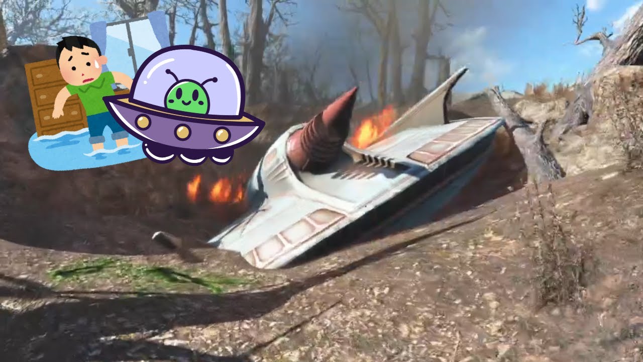 Наёмные убийцы, затопленные города и НЛО [Fallout 4: Forest Grove Marsh]