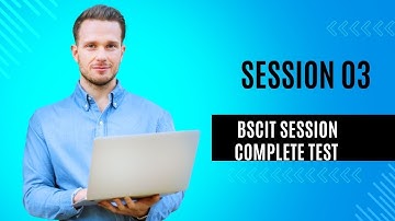 SESSION 03 CIT COMPLETE TEST  GUIDE #answer #mcq #computer