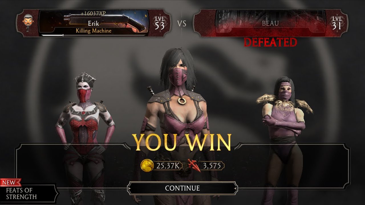 Mkx mobile mileena gold team is good!