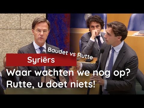 Baudet vs Rutte over Syriërs: Waar wachten we nog op? Rutte, u doet niets!