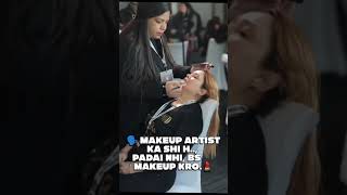 “This isn’t just makeup- it’s a blend of knowledge, precision, and profesional artistry.#glam #viral