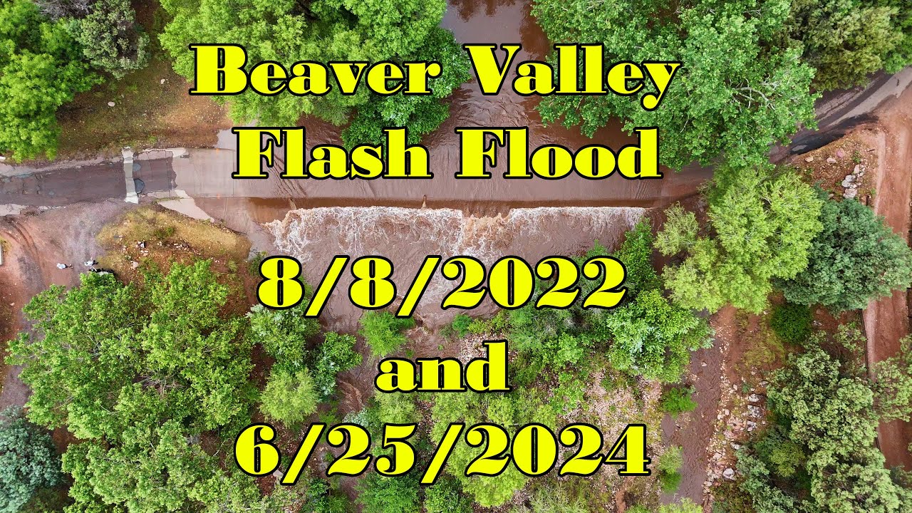 Beaver Valley Az Flash Flood 2022 And 2024 Youtube 