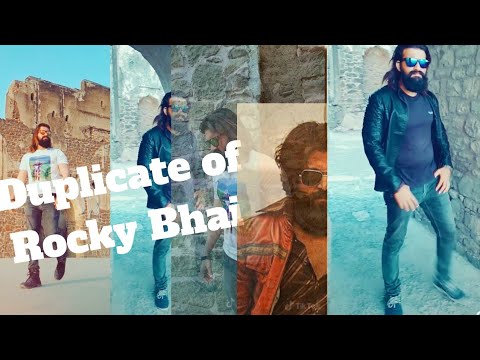 Tik Tok duplicate superstar#rocky bhai#kgf #yash #kgf2