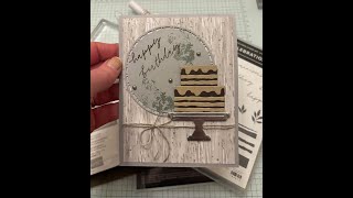 Cake Celebrations Card Class @Home - Casual Card Design