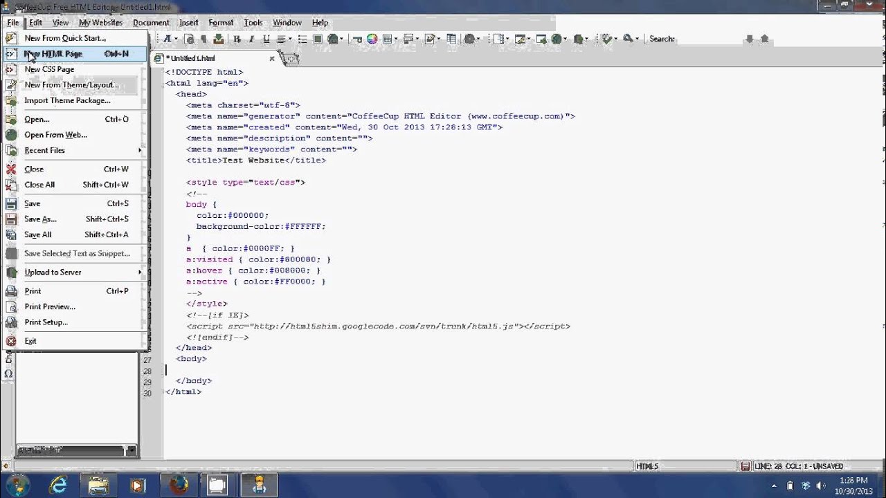 Get Started With Free Html Editor