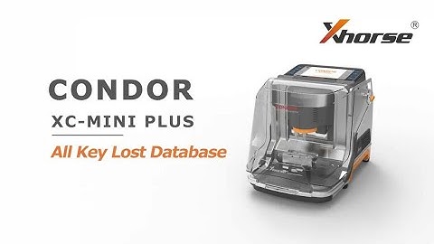 Xhorse Condor XC Mini Plus All Keys Lost Database - vvdishop