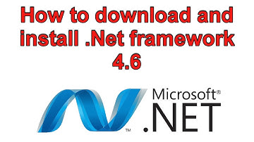 How to download and install .Net framework 4.6