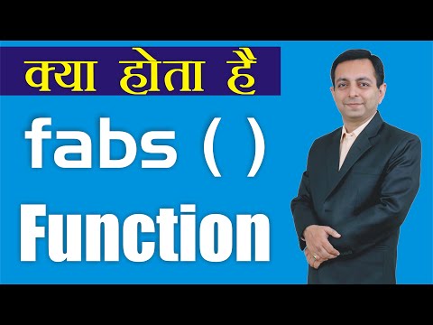 167# How to find Absolute value of a float number (Hindi)